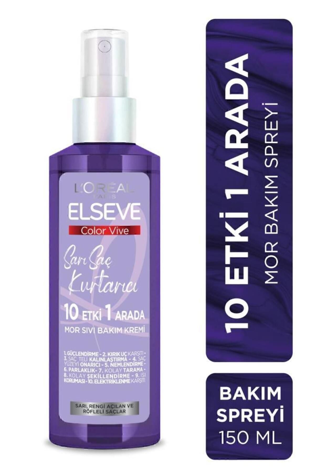 ELSEVE TURUNCULAŞMA KARŞITI SAÇ SPREYİ 150ML-