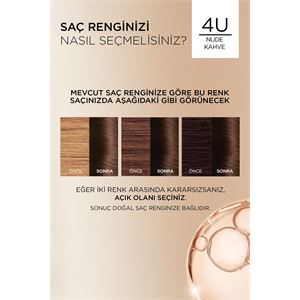 LOREAL PARİS EXCELLENCE CREME 4U NUDE KAHVE SAÇ BOYASI-
