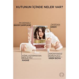 LOREAL PARİS EXCELLENCE CREME 4U NUDE KAHVE SAÇ BOYASI-