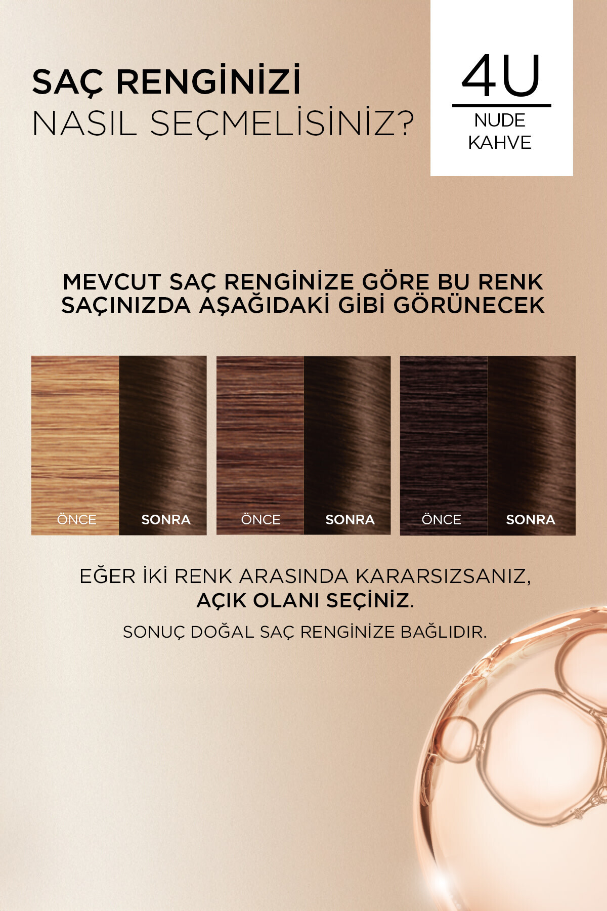 LOREAL PARİS EXCELLENCE CREME 4U NUDE KAHVE SAÇ BOYASI-