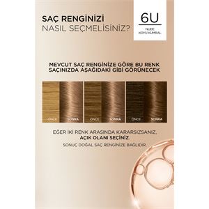 LOREAL PARİS EXCELLENCE CREME 6U KOYU KUMRAL SAÇ BOYASI-