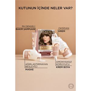 LOREAL PARİS EXCELLENCE CREME 6U KOYU KUMRAL SAÇ BOYASI-