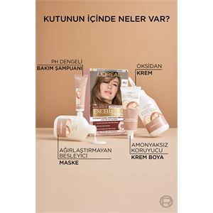 LOREAL EXCELLENCE CREME RENK SAÇ BOY 7U NUDE KUMRA-