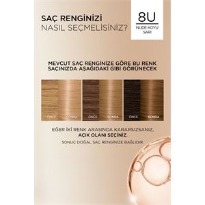 LOREAL PARİS EXCELLENCE CREME 8U KOYU SARI SAÇ BOYASI-