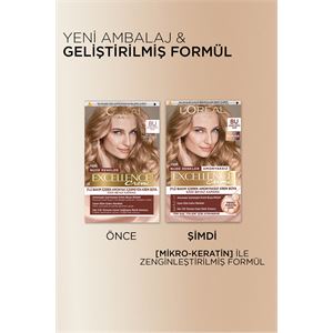 LOREAL PARİS EXCELLENCE CREME 8U KOYU SARI SAÇ BOYASI-