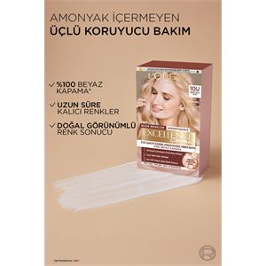 LOREAL PARİS EXCELLENCE CREME 10U AÇIK SARI SAÇ BOYASI-