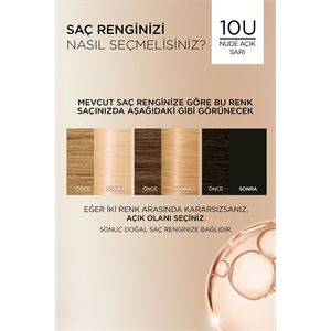 LOREAL PARİS EXCELLENCE CREME 10U AÇIK SARI SAÇ BOYASI-