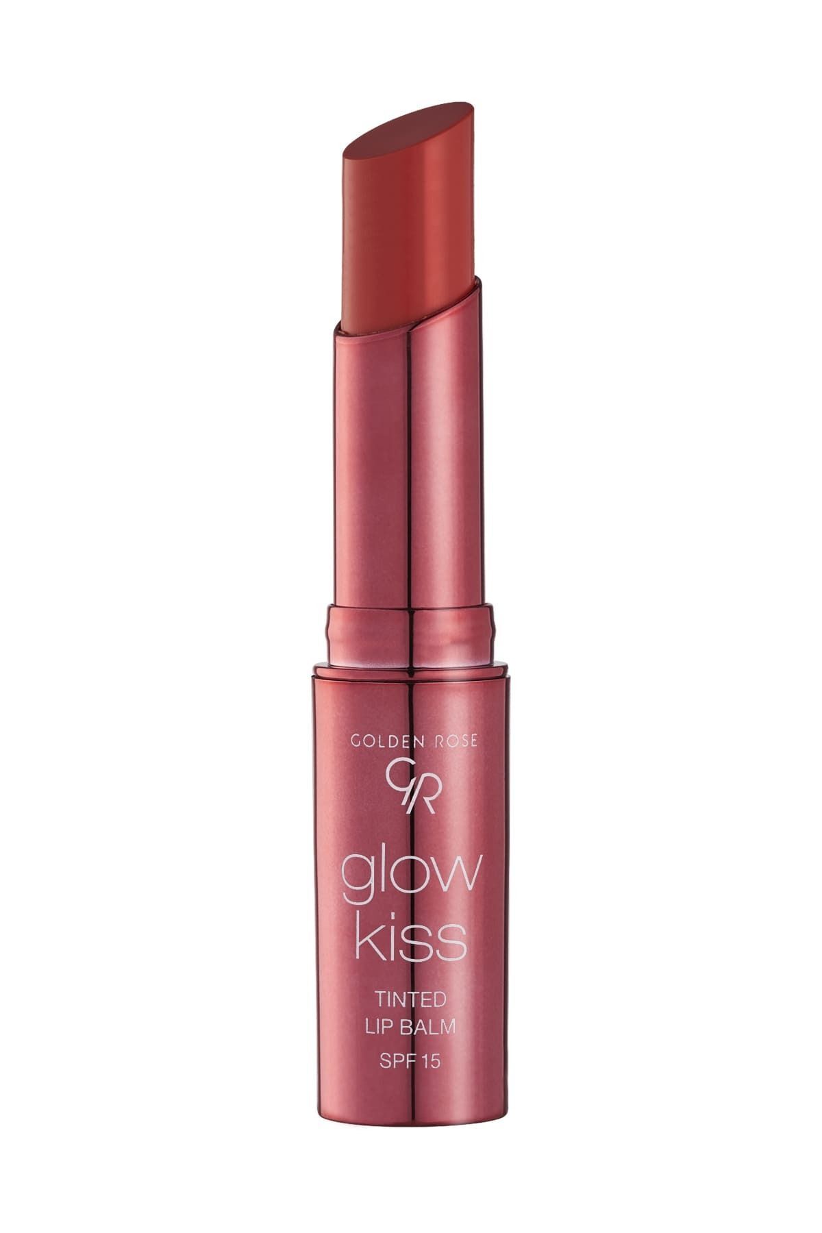 GOLDEN ROSE   GLOW KISS TINTED LIP BALM PEACH SHAKE NO 04-
