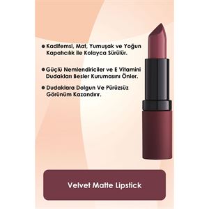 GOLDEN ROSE   VELVET MATTE LIPSTICK NO.2-