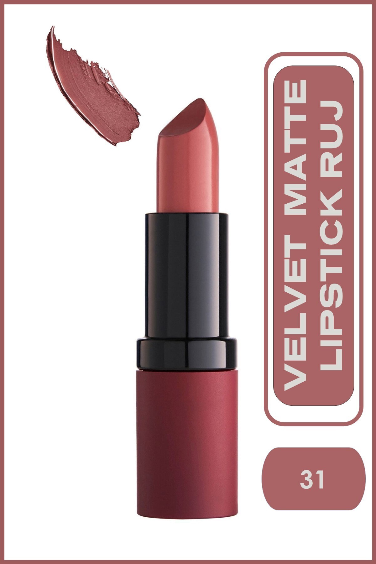 GOLDEN ROSE   VELVET MATTE LIPSTICK NO.31-