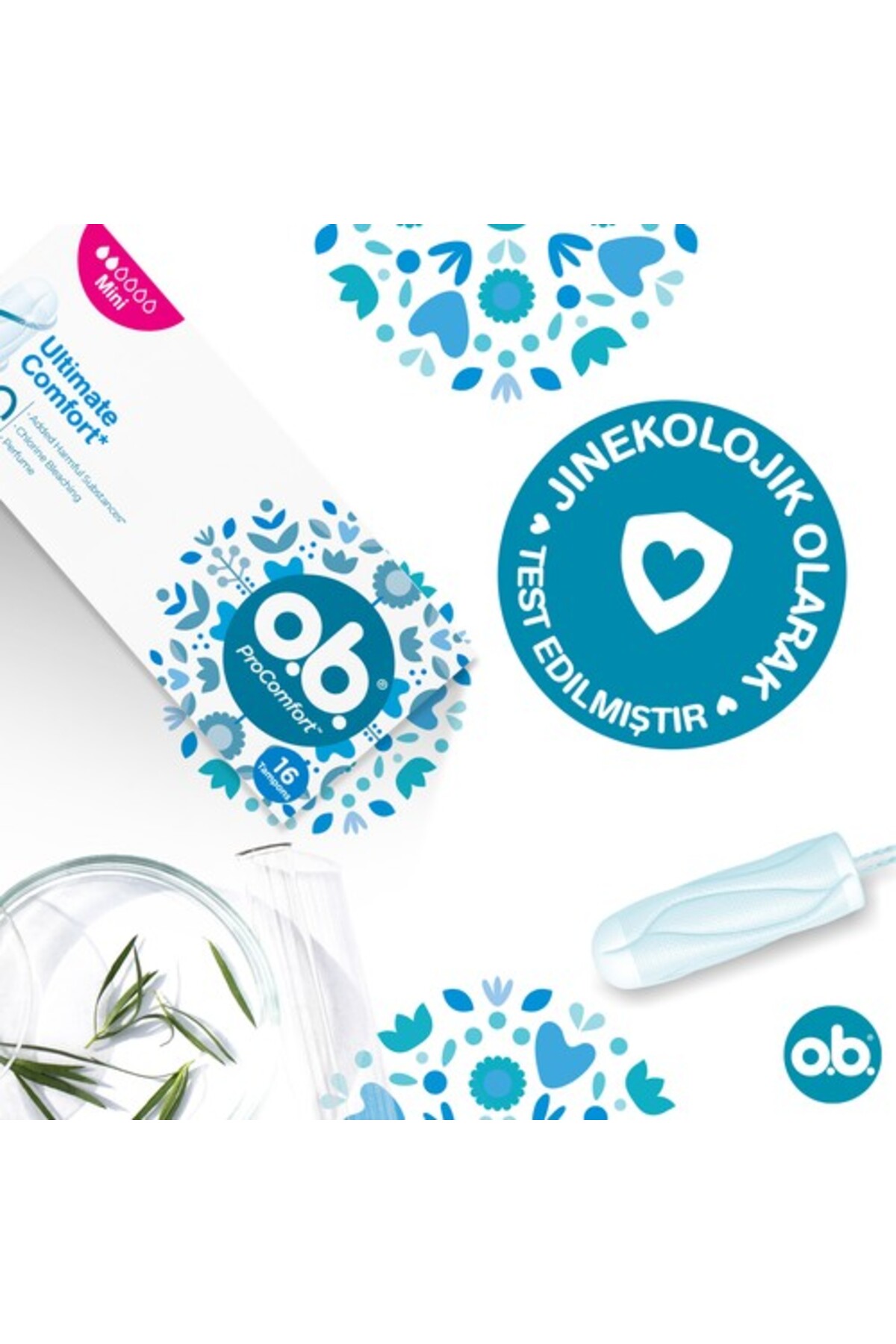 O.B PRO COMFORT MİNİ TAMPON 16 ADET-