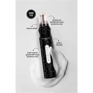 MORFOSE EXTRA STRONG SAÇ KÖPÜGÜ SİYAH 200 ML-