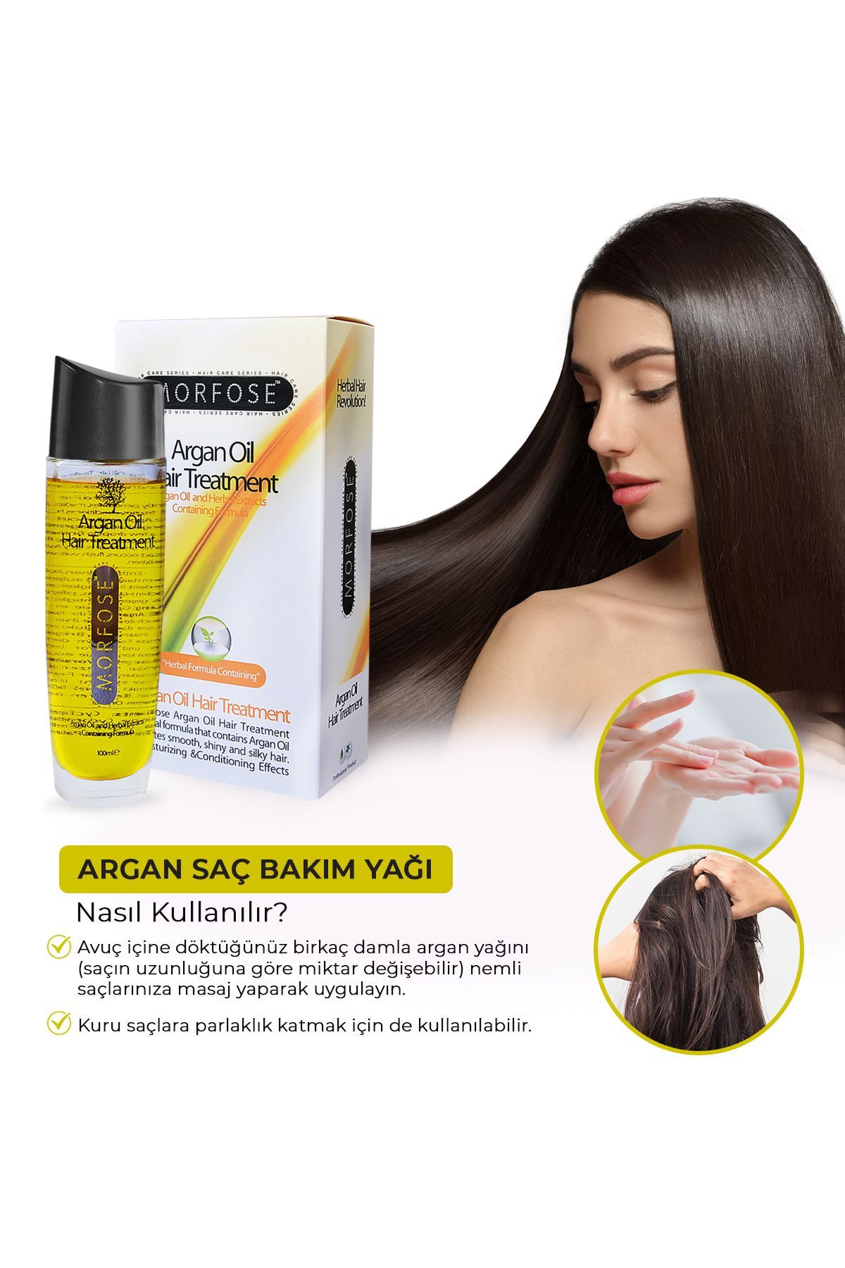 Morfose Argan Yağı Hear Treatmer 100 ml-