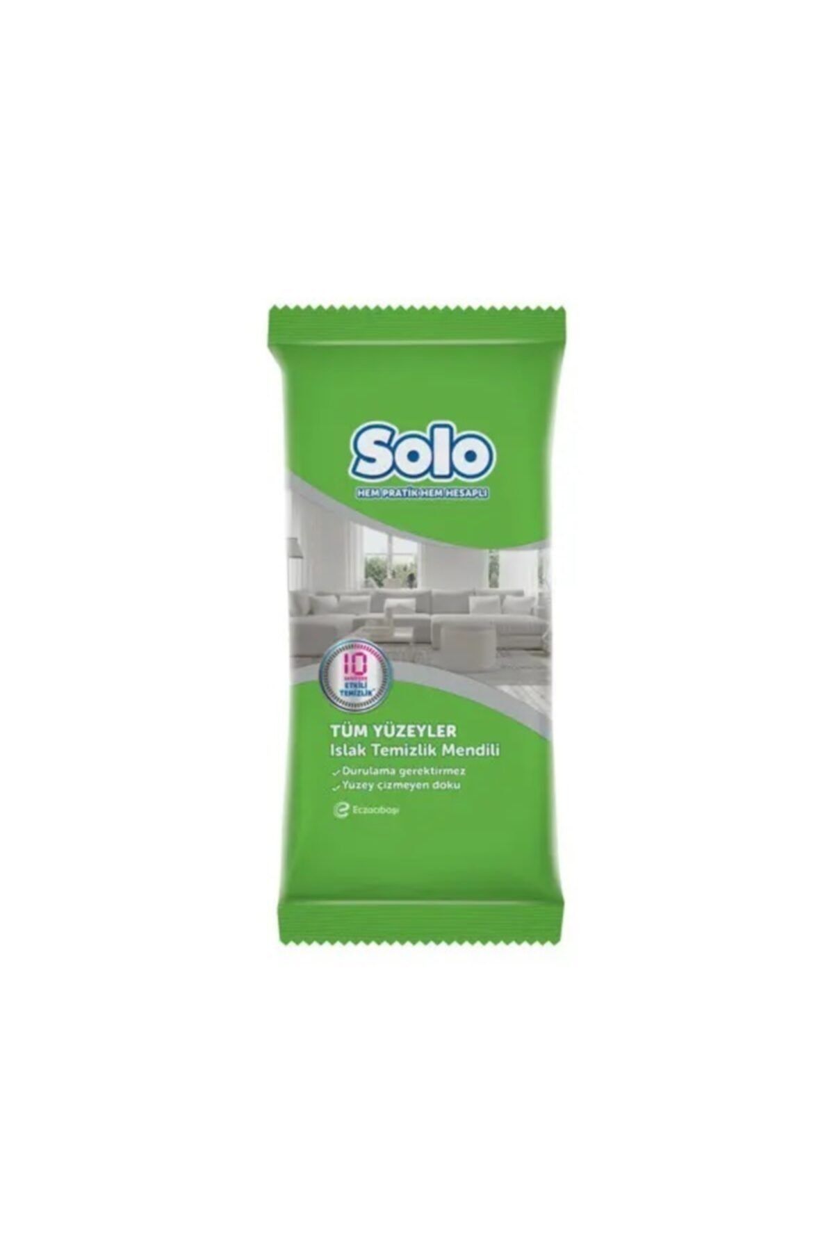 Solo Tüm Yüzeyler Islak Temizlik Mendili 40lı-