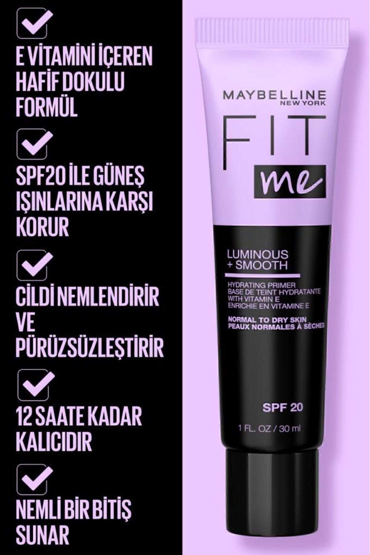 MAYBELLİNE NEW YORK FİT ME NEMLENDİRİCİLİ BAZ-