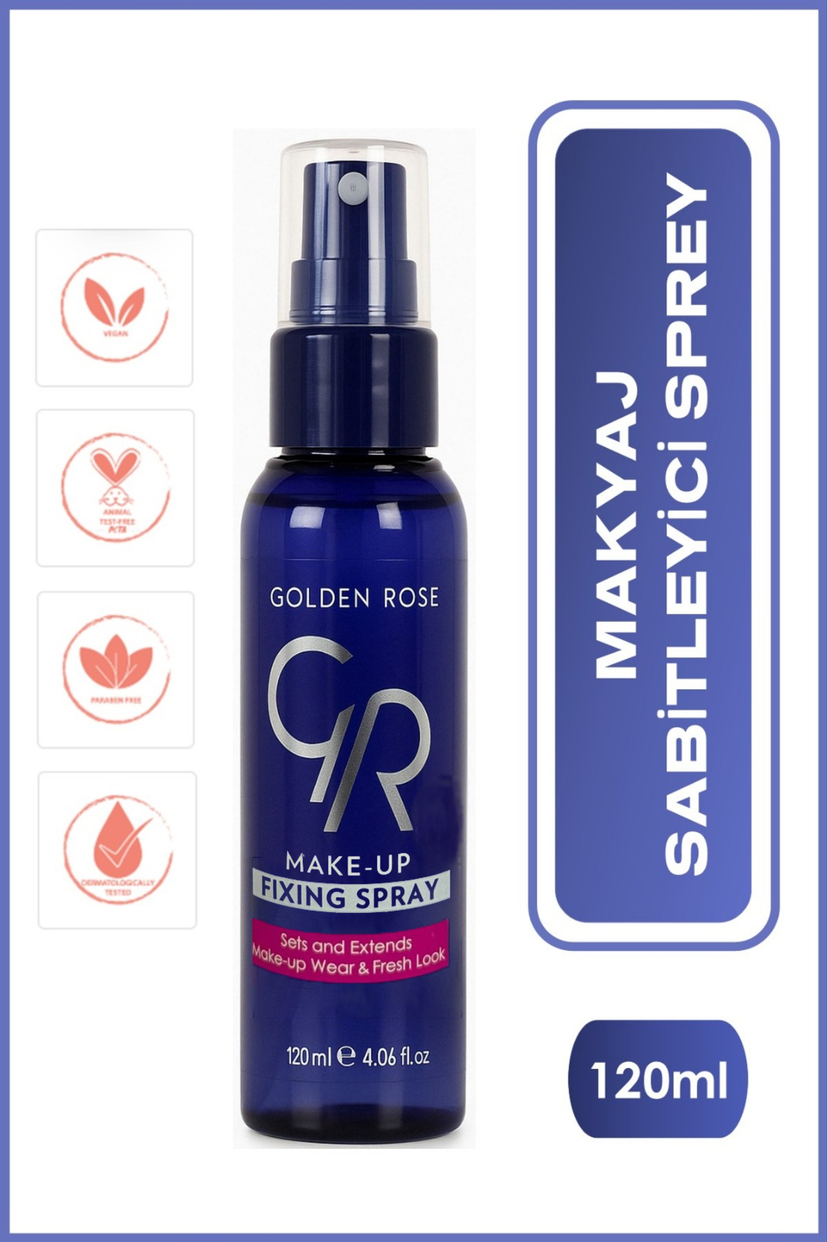 GOLDEN ROSE MAKYAJ SABİTLEYİCİ SPREY 120ML-