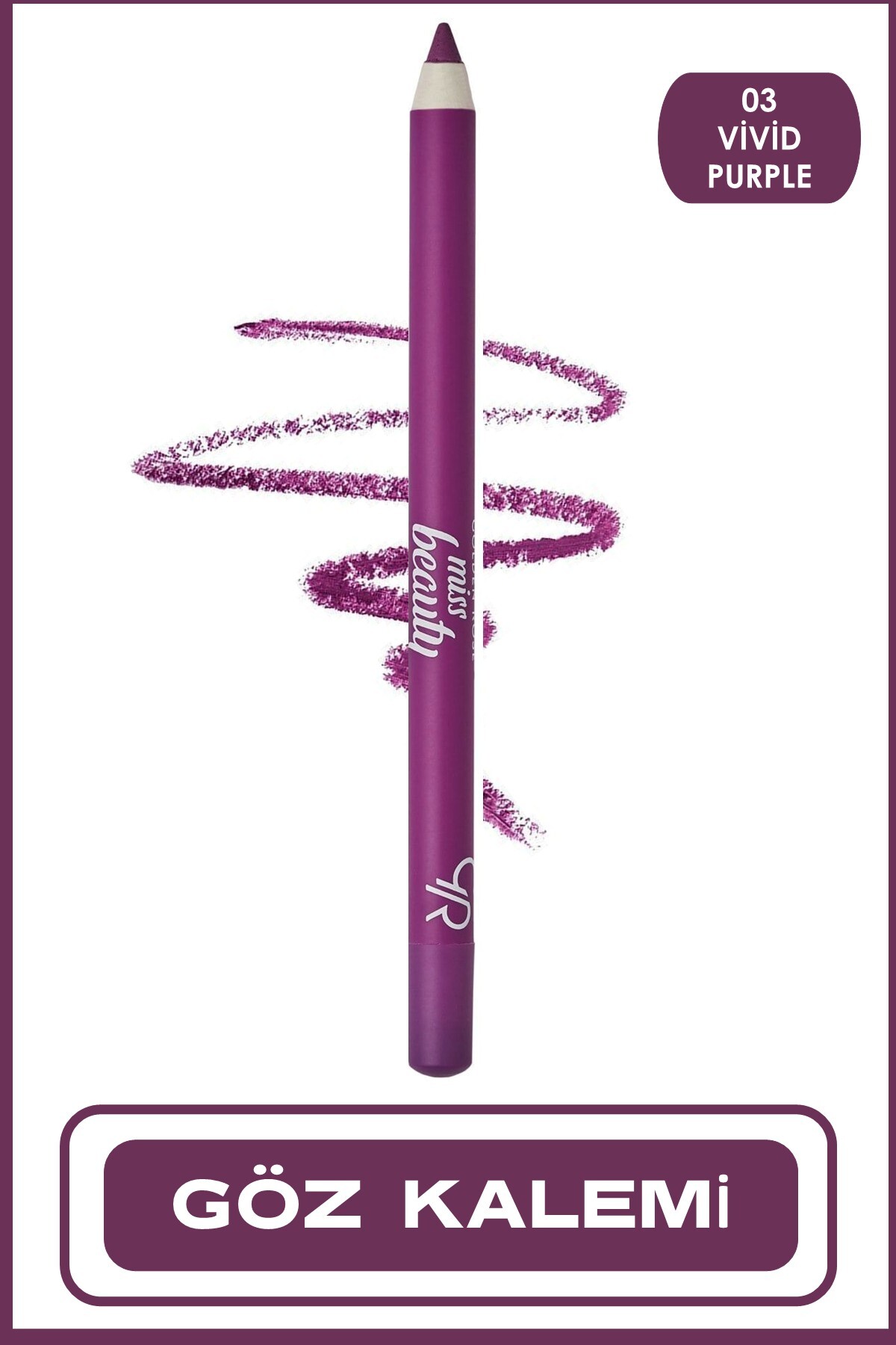 GOLDEN ROSE NO 03 VIVID PURPLE GÖZ KALEMİ-