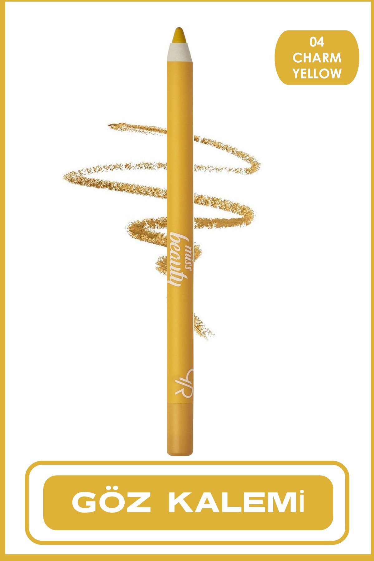 GOLDEN ROSE NO:04 CHARM YELLOW GÖZ KALEMİ-