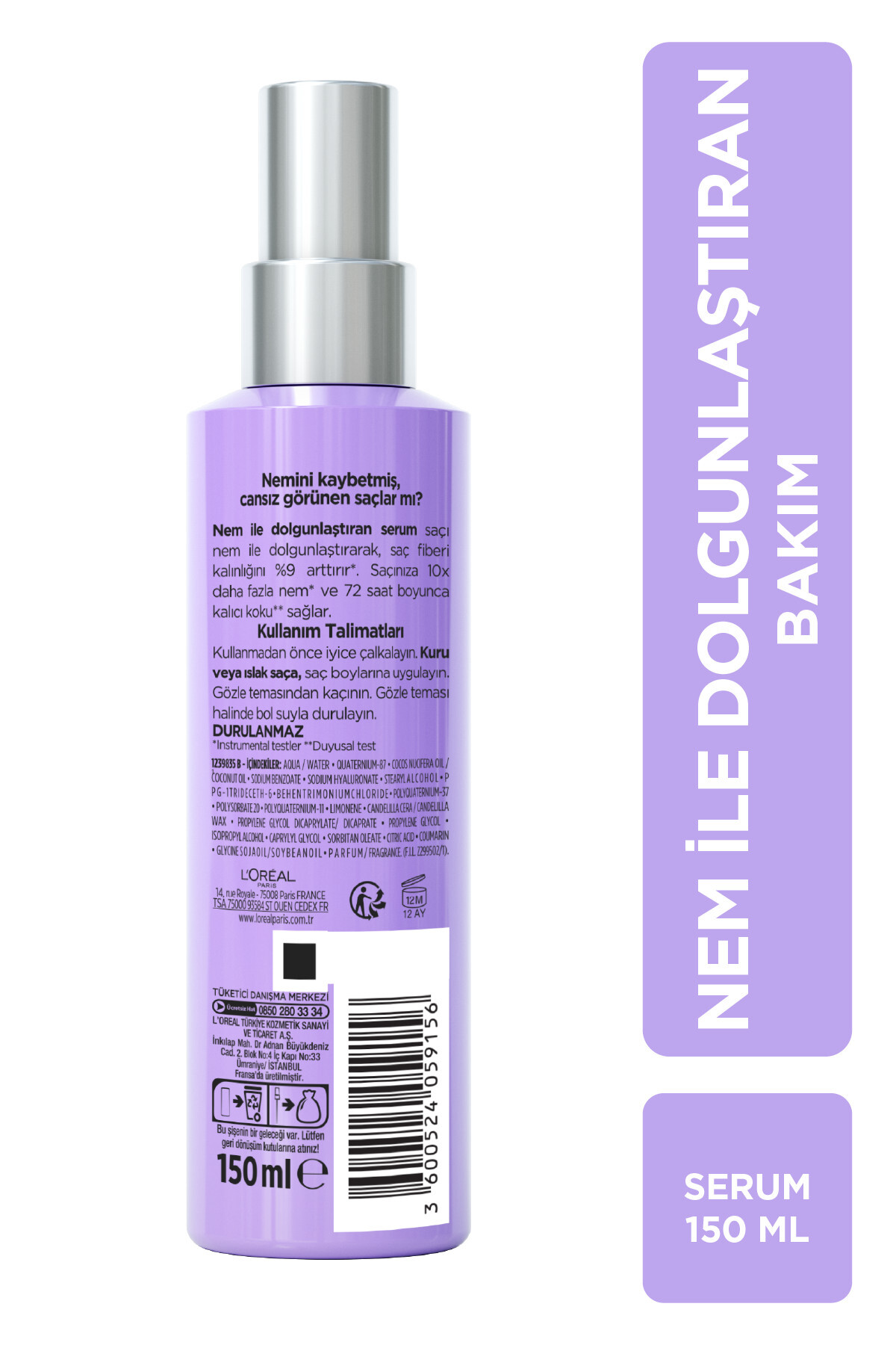 ELSEVE HYDRA HYALURONİC NEM ILE DOLGUNLAŞTIRAN SERUM-