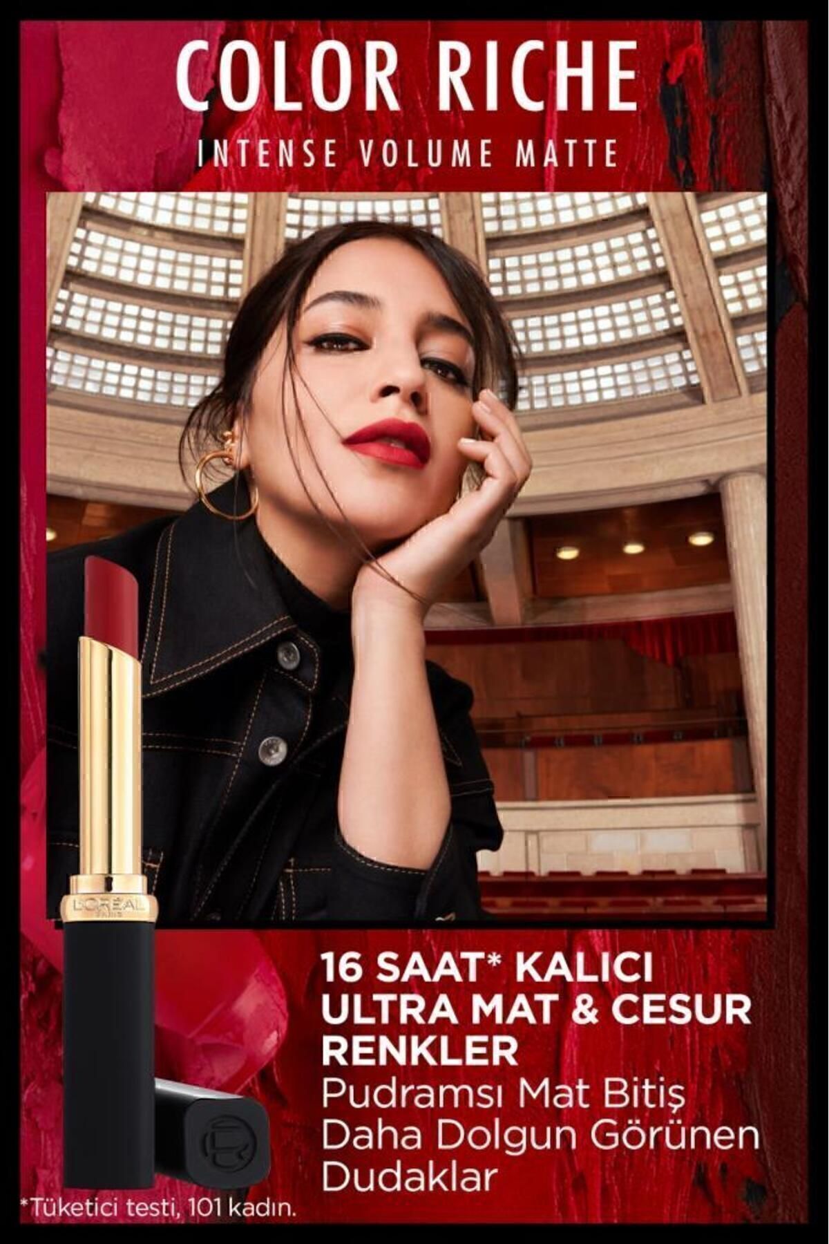LOREAL PARİS COLOR RCHE INTENSE VOLME MATTE RUJ:188-