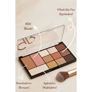 GOLDEN ROSE   CITY STYLE FACE&EYE PALETTE NO:01-WARM-