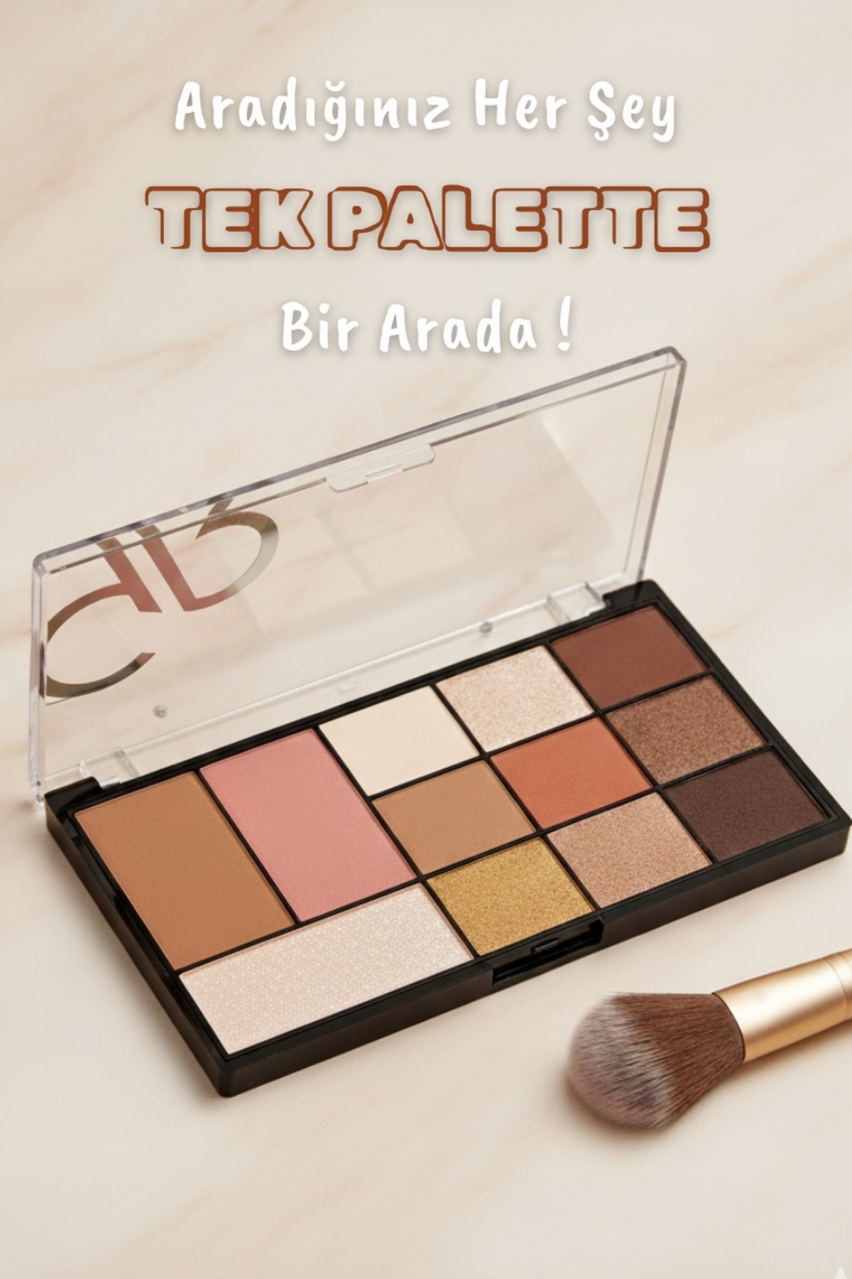 GOLDEN ROSE   CITY STYLE FACE&EYE PALETTE NO:01-WARM-