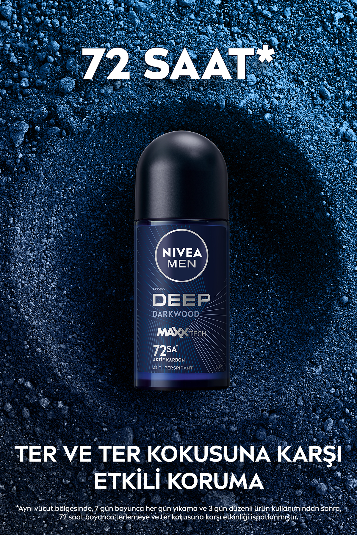 NİVEA MEN ERKEK ROLL-ON DEODORANT DEEP DİMENSİON 50ML-