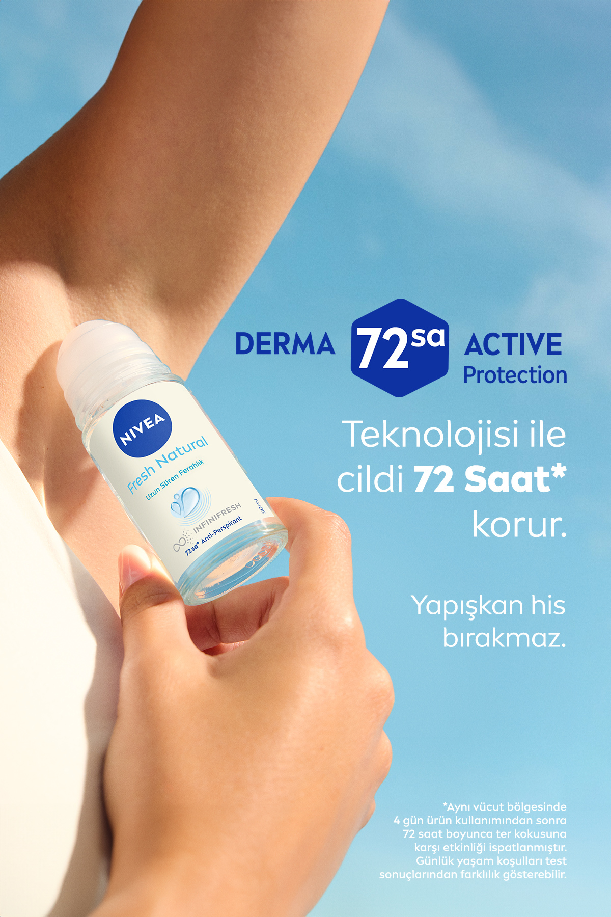 NİVEA KADIN FRESH NATURAL ROLL ON 50 ML-