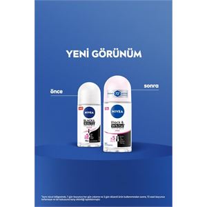 NİVEA KADIN BLACK&WHİTE INVİSİBLE CLEAR ROLL-ON 50ML-