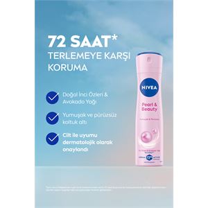 NİVEA KADIN SPREY DEODORANT PEARL & BEAUTY 150ML-