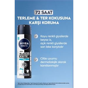 NİVEA MEN  BLACK&WHİTE INVİSİBİLE FRESH DEODORANT 150ML-