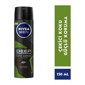 NİVEA MEN ERKEK DEEP DİMENSİON AMAZONİA DEODORANT 150ML-