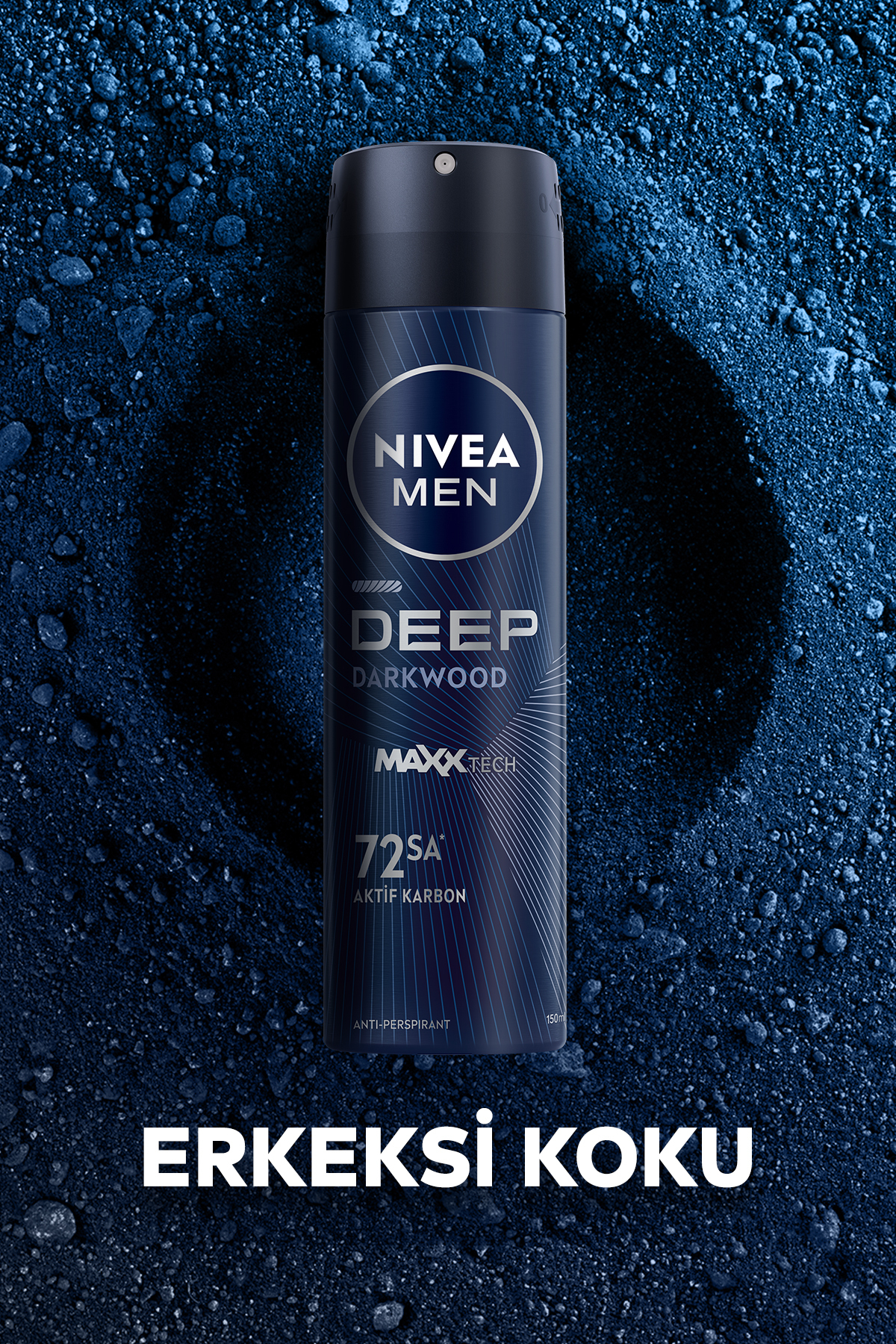 NİVEA MEN ERKEK  DEEPDİMENSON KARBON DEODORANT 150ML-