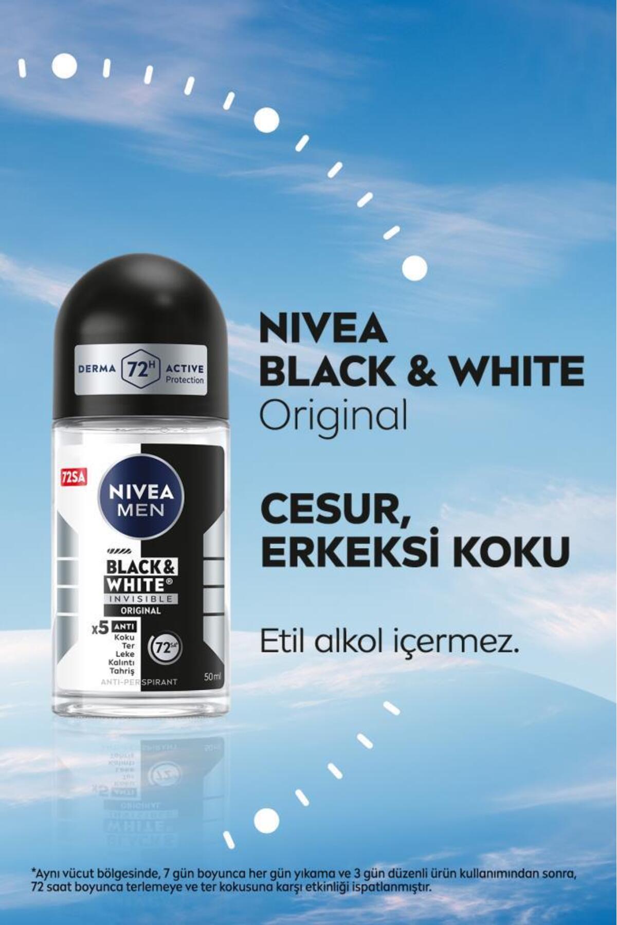 NIVEA INVİSİBLE ERKEK ORİGİNAL ROLL-ON 50ML-