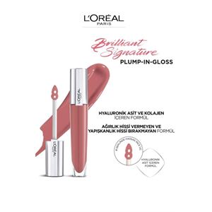 LORÉAL PARİS BRİLANT SİGNTURE PLUMP  GLOSS RUJ 412-