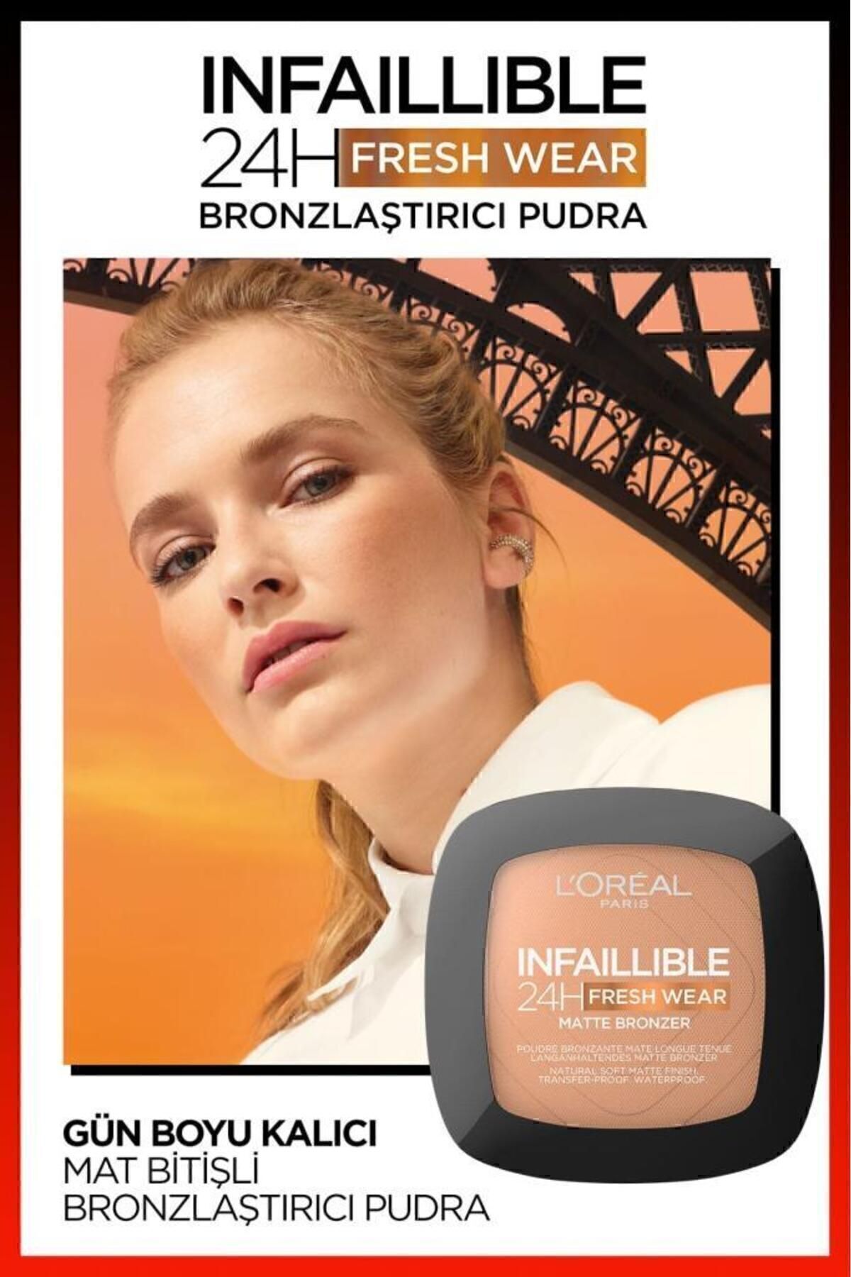 LOREAL  PARİS INFAİLLBLE 24H FRESHWEAR PUDRA FONDÖTEN 250 LİGH-