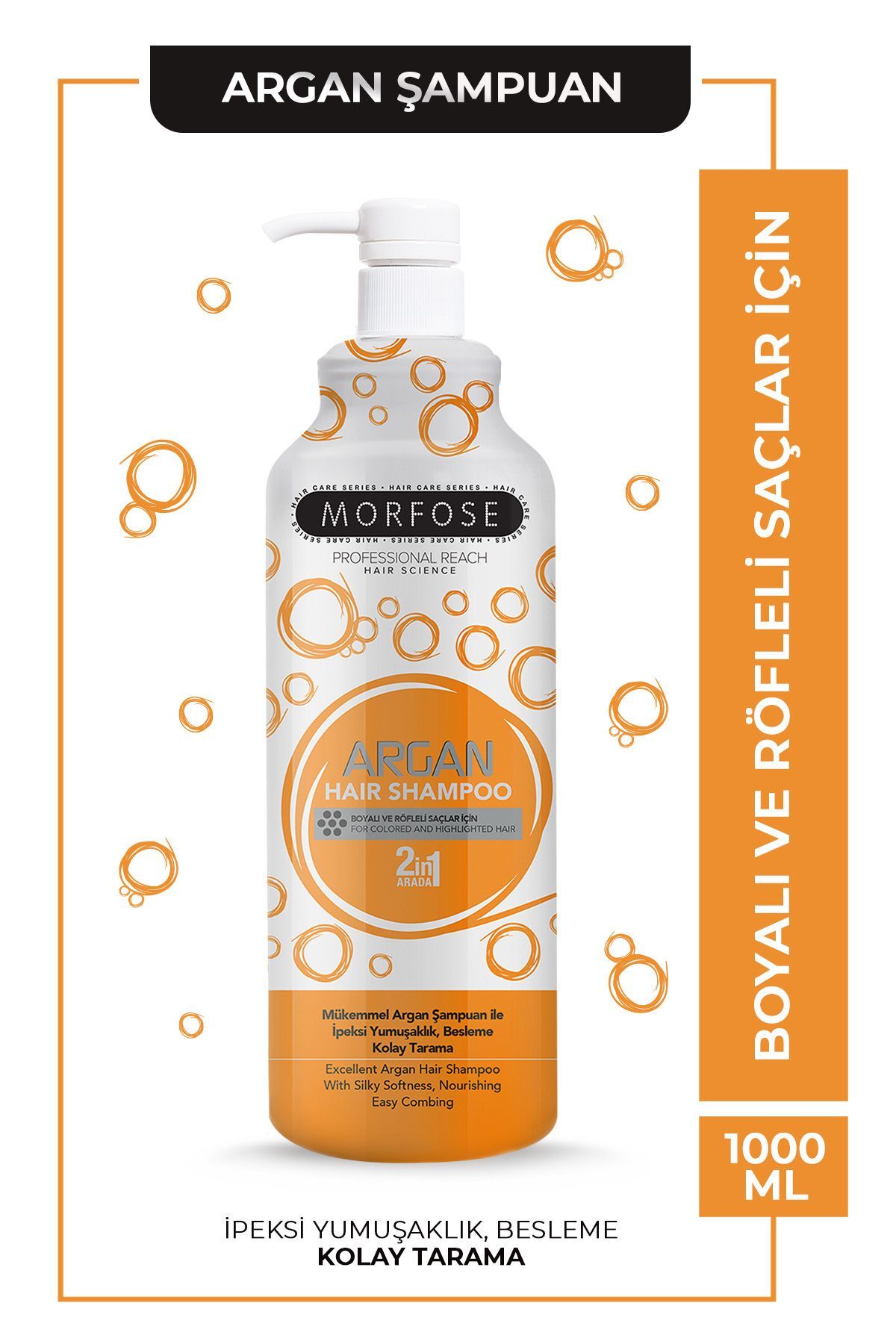 MORFOSE ARGAN ŞAMPUAN 1000 ML-