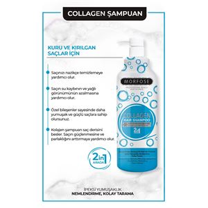MORFOSE COLLAGEN ŞAMPUAN MAVİ 1000 ML-