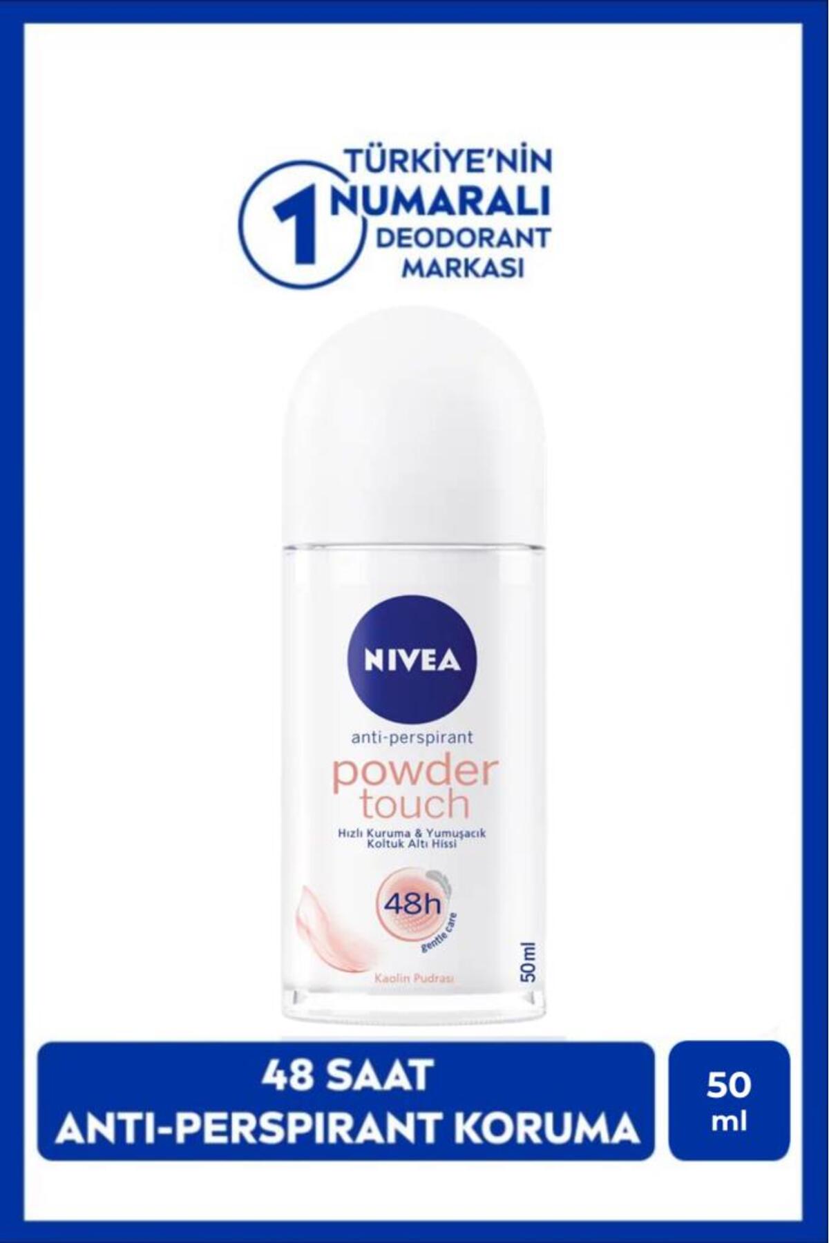 NİVEA KADIN  POWDER TOUCH ROLL ON 50ML-
