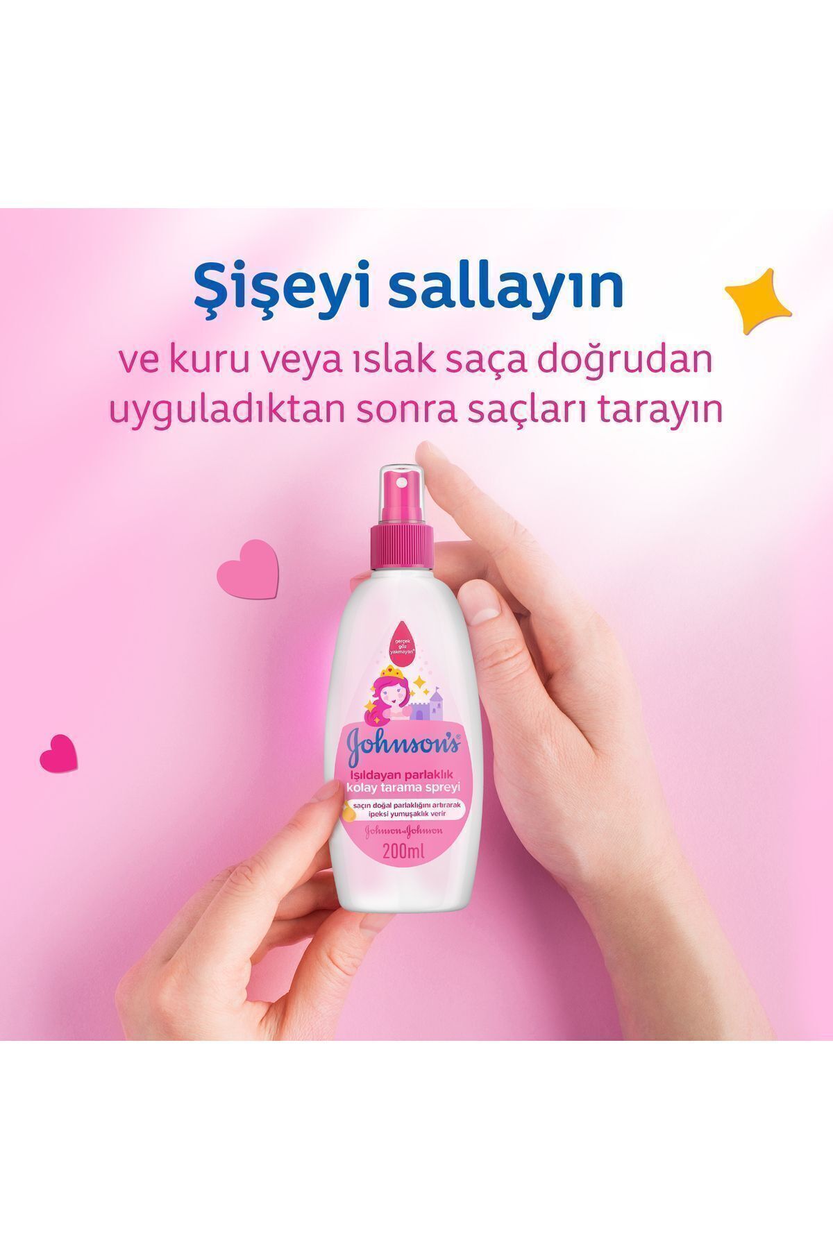 JOHNSONS BABY IŞILDAYAN PARLAKLIK BEBEK ŞAMPUANI 500 ML-