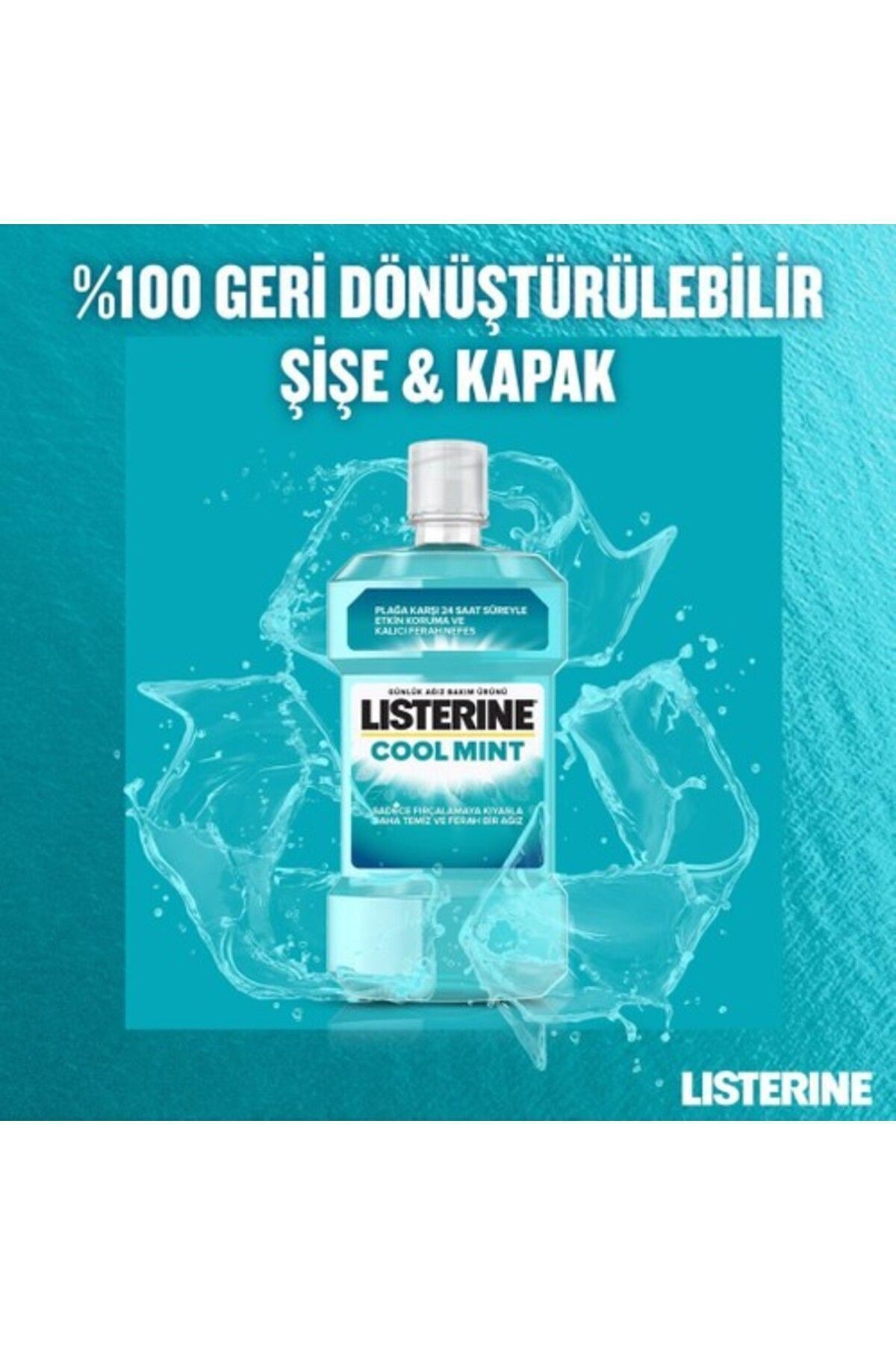 LİSTERİNE COOL MİNT AĞIZ BAKIM SUYU 95 ML-