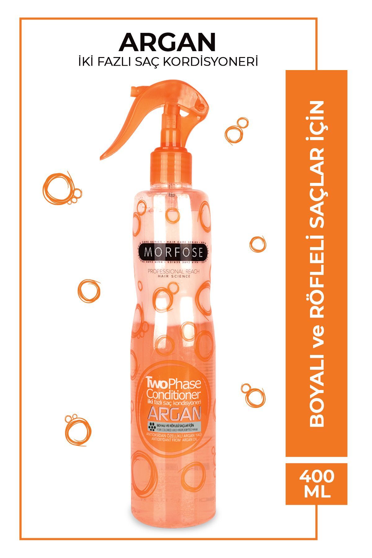 MORFOSE FÖN SUYU ARGAN 400 ML-