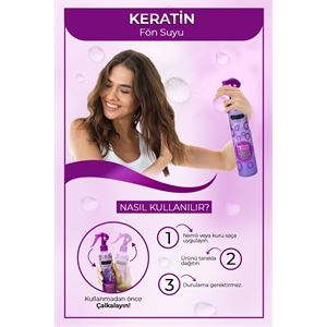 MORFOSE KERATİN IÇERİKLİ FÖN SUYU MOR 400 ML-