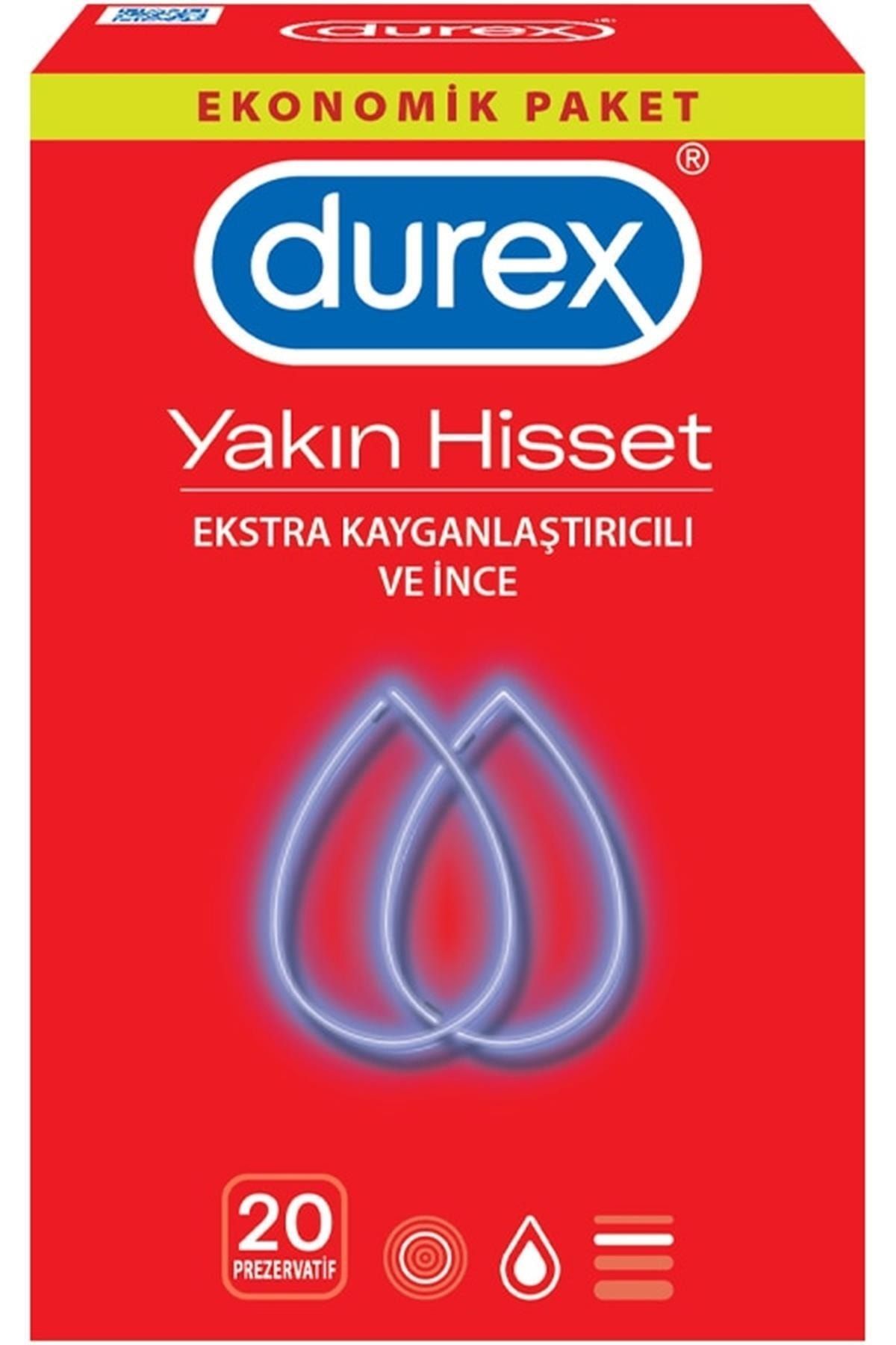 DUREX YAKIN HİSSET INCE PREZERVATİF 20Lİ-