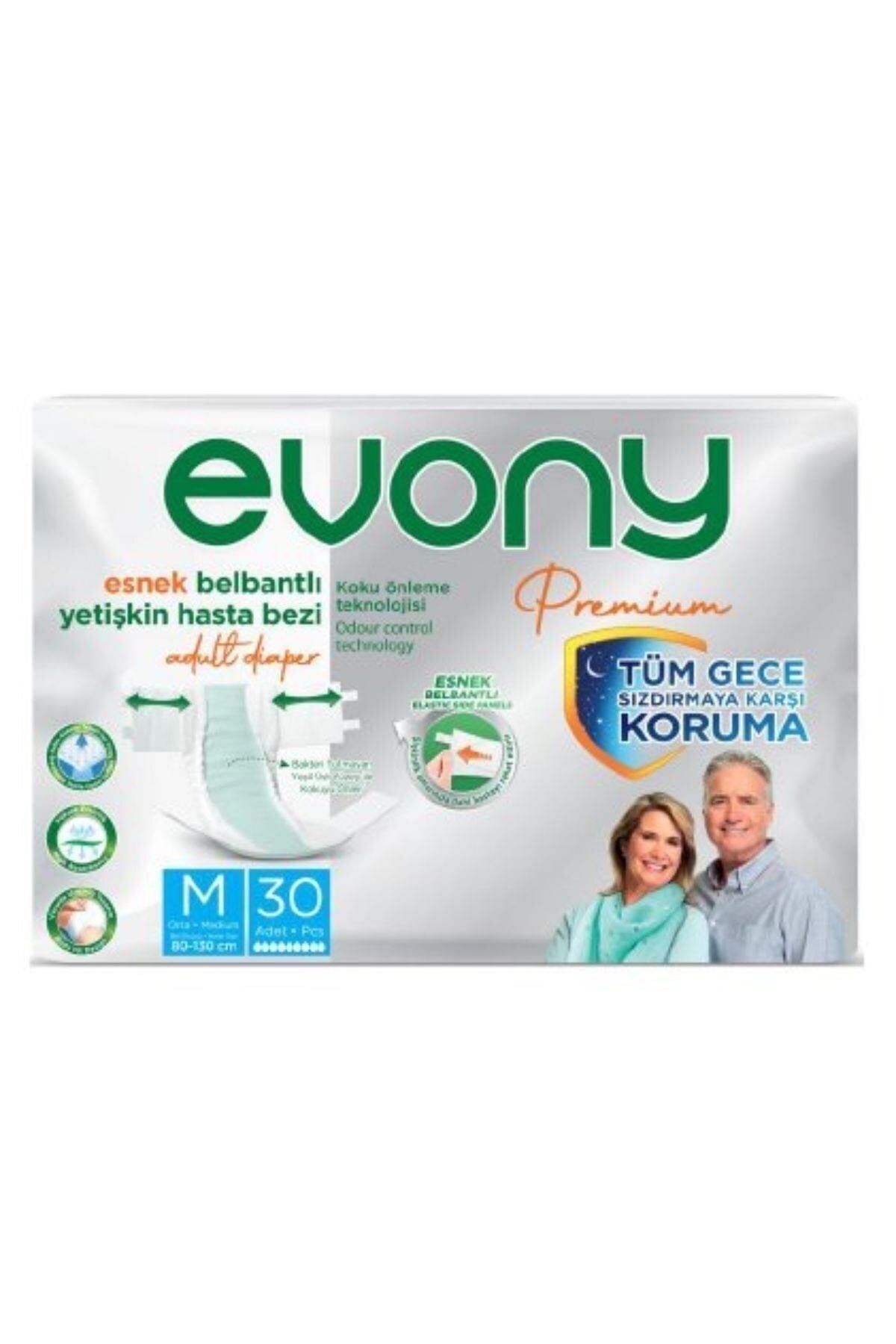EVONY  Premium Yetişkin Bezi Medium 30lu-