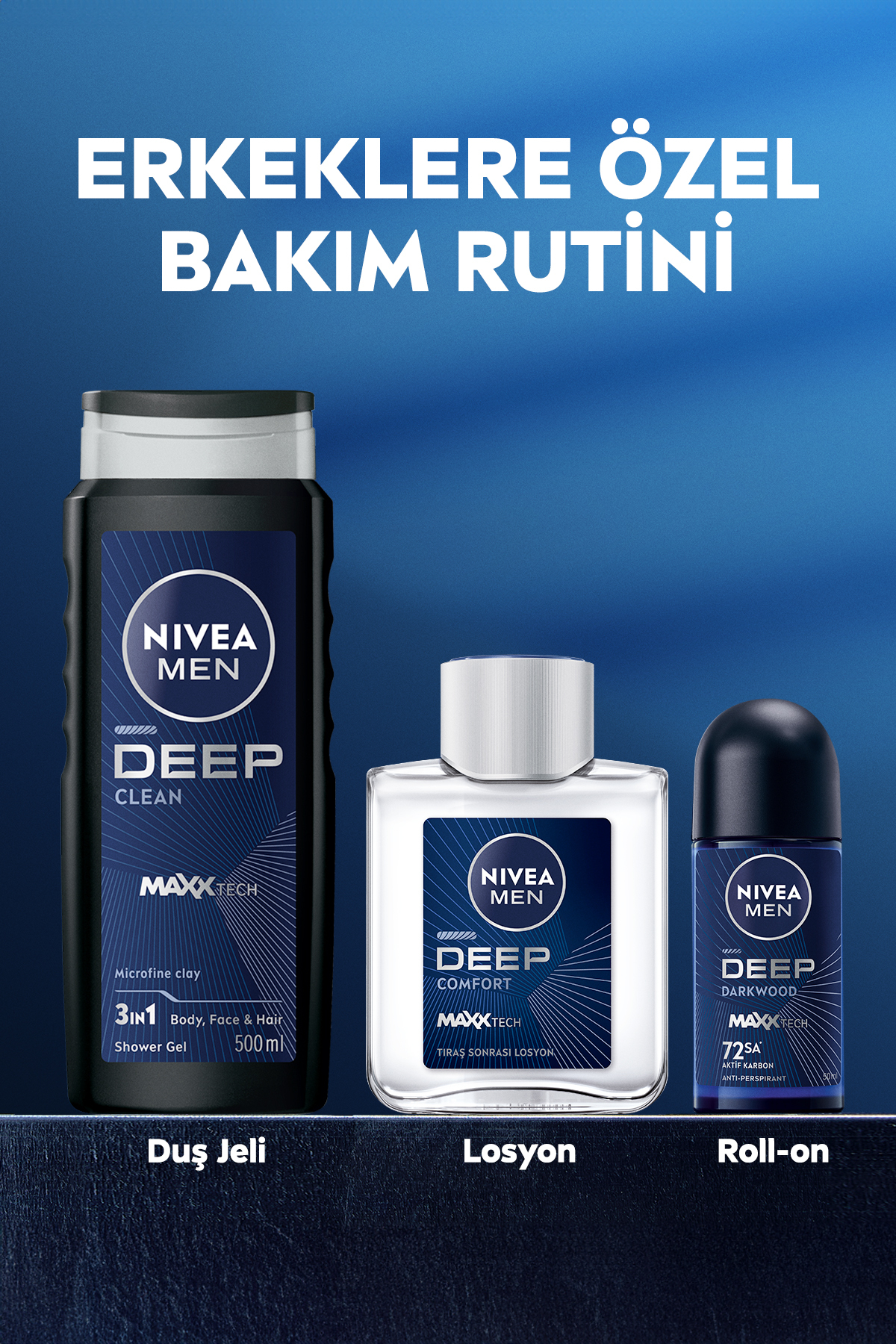 NİVEA MEN DEEP DİMENSİON TIRAŞ SONRASI LOSYON 100M-