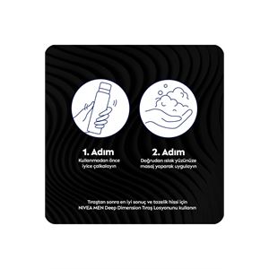 NİVEA MEN DEEP DİMENSİON TIRAŞ JELİ  KUSURSUZ 200ML-