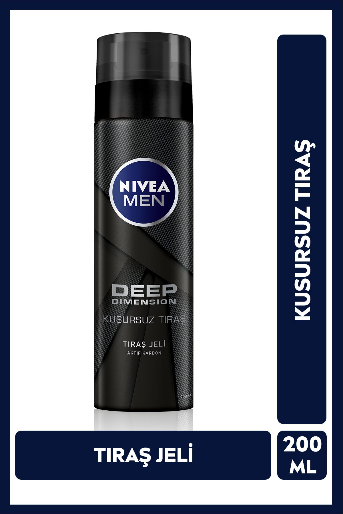 NİVEA MEN DEEP DİMENSİON TIRAŞ JELİ  KUSURSUZ 200ML-