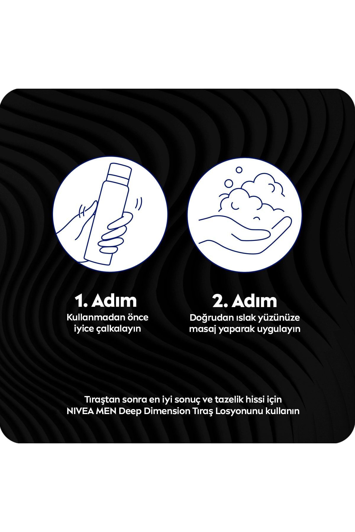 NİVEA MEN DEEP DİMENSİON TIRAŞ JELİ  KUSURSUZ 200ML-