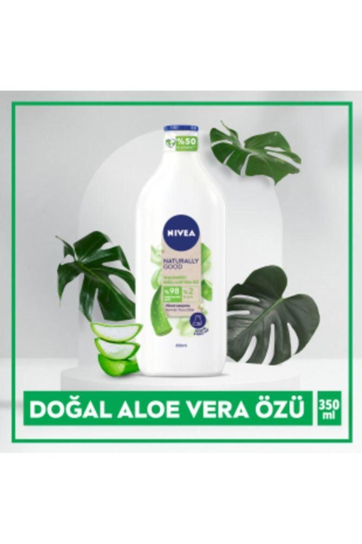 NİVEA NATURALLY GOOD VÜCUT LOSYONU ALOE VERA 350ML-